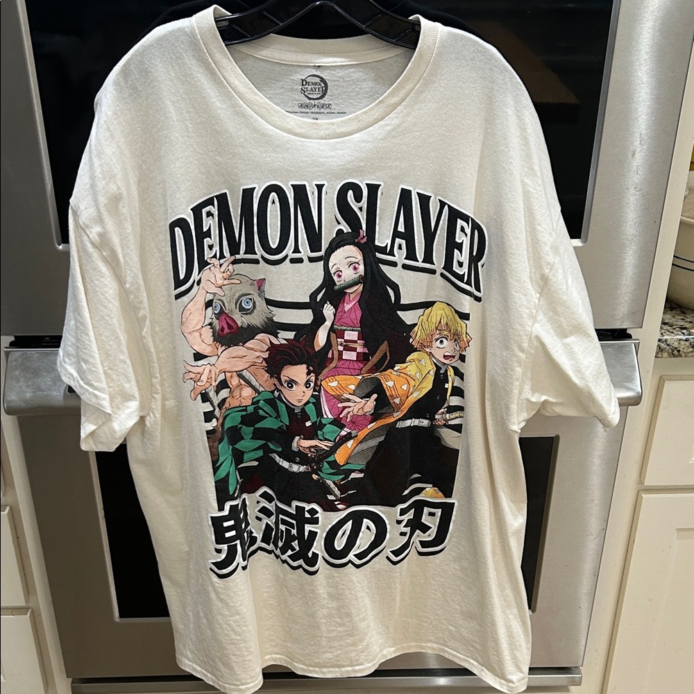 Demon Slayer Graphic Tee - White Unisex 2XL - Picture 4 of 11